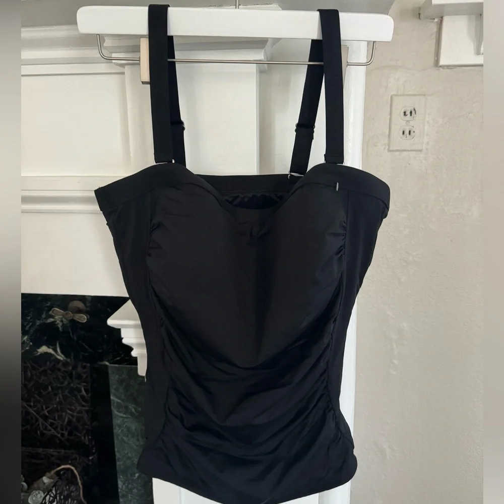 Lands end Bandeau tankini Strapless Black - Picture 8 of 8